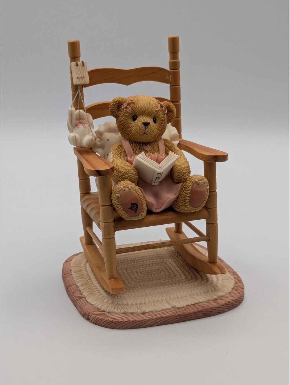 Cherished Teddies Lucy Rocking Away in My Favorite Reading Chair (676918) 2001